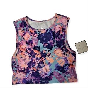 Laundry by Shelli Segal Floral Crop Top